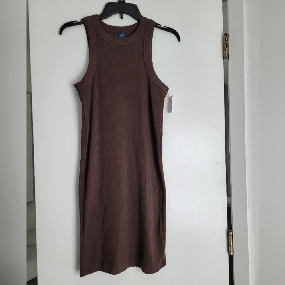 NWT chocolate brown Old Navy dress size M